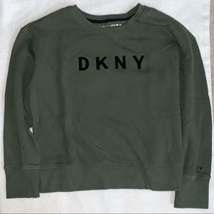 moss green crew neck